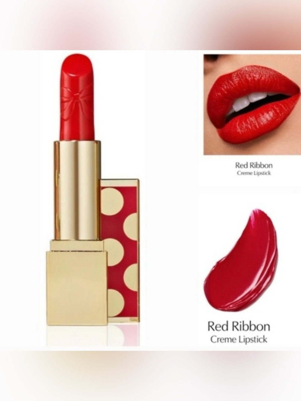 ESTEE LAUDER Red Ribbon Lipstick Full Size NEW Holiday 2025 Limited Edition